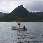 בקתה Lofoten Midnightsun Sandsletta