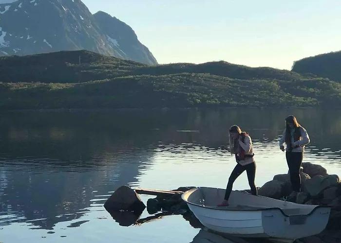 Lofoten Midnightsun Domek alpejski Sandsletta